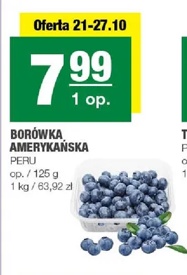 Borówka amerykańska promocja w SPAR