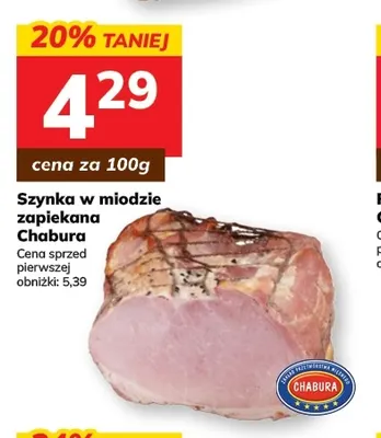 Szynka w miodzie zapiekana Chabura promocja w Hitpol