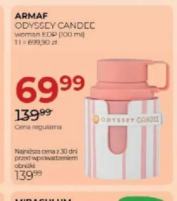 Woda perfumowana Armaf Odyssey Candee promocja w Drogerie Jawa