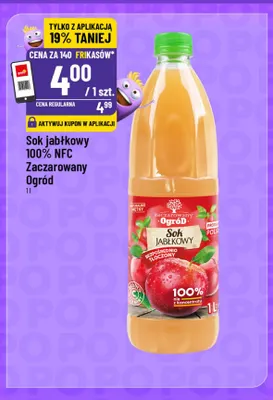 Sok jabłkowy NFC Zaczarowany Ogród 100% promocja w POLOmarket