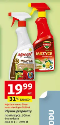 Płynne preparaty na mszyce promocja w Auchan