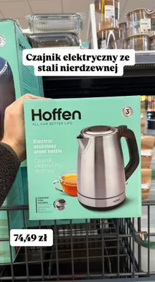 Czajnik elektryczny ze stali nierdzewnej promocja w Biedronka