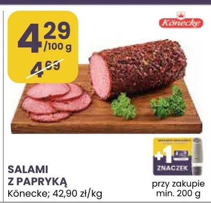 Salami z papryką promocja w Stokrotka