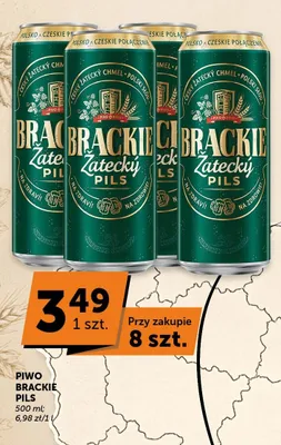 Piwo Brackie Zatecky Pils promocja w ABC