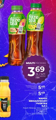 Napój niegazowany Fuzetea Peach Hibiscus promocja w Duży Ben