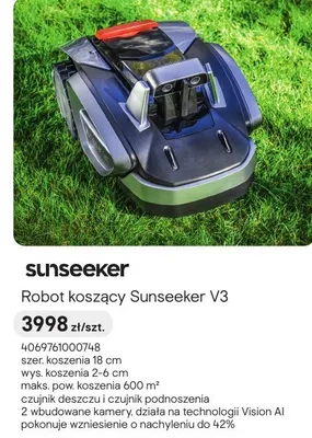 Robot koszący Sunseeker V3 promocja w Castorama