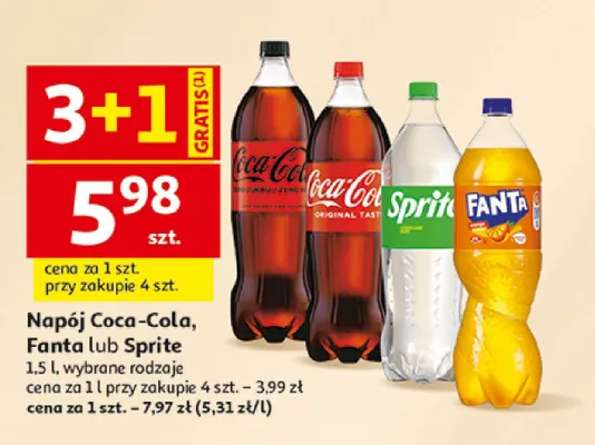 Napój Sprite promocja w Auchan