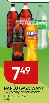 Napój gazowany wybrany asortyment Coca-Cola promocja w Chata Polska