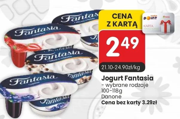 Jogurt Fantasia promocja w Market Point