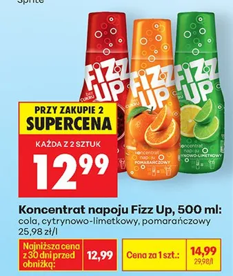 Koncentrat napoju pomarańczowy promocja w Biedronka