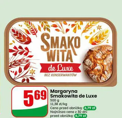 Margaryna Smakowita de Luxe promocja w Dino