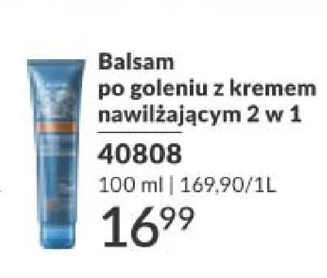 Balsam po goleniu z kremem nawilżającym 2 w 1 promocja w AVON