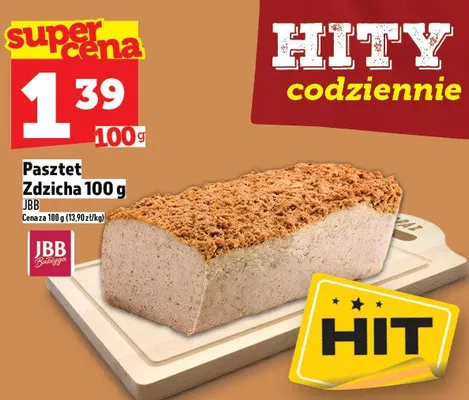 Pasztet Zdzicha 100 g promocja w TOPAZ