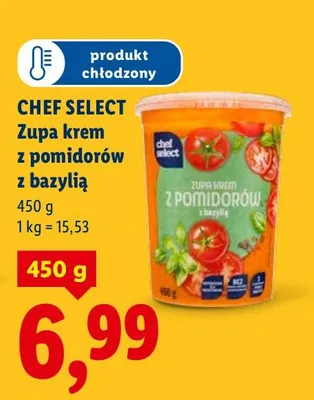 Zupa krem z pomidorów z bazylią promocja w Lidl