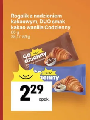 Rogalik DUO o smaku kakao wanilia Codzienny promocja w Delikatesy Centrum