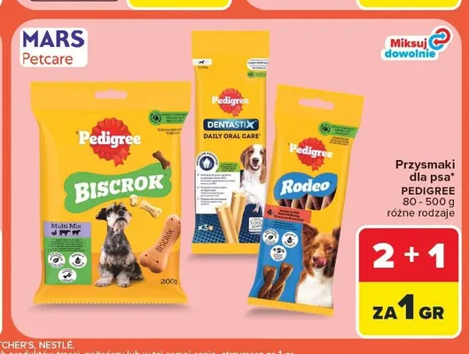 Przysmaki dla psa Pedigree DentaStix Daily Oral Care promocja w Carrefour Market