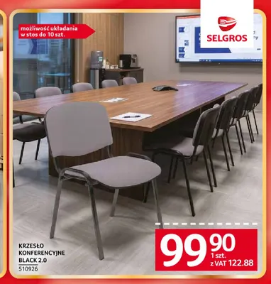 Krzesło konferencyjne Black 2,0 promocja w Selgros