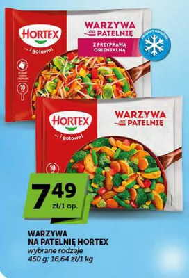 Warzywa na patelnię z przyprawą orientalną Hortex promocja w Groszek