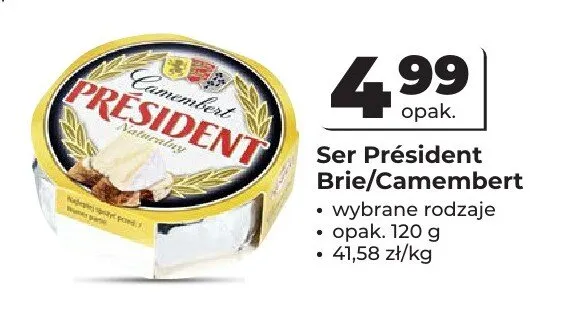 Ser Président Brie promocja w Odido