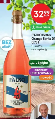 Wino bezalkoholowe F'ALKO Better Orange Spritz promocja w Żabka