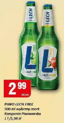 Piwo Lech Free 500ml wybrany asortyment Kompania Piwowarska promocja w Chorten
