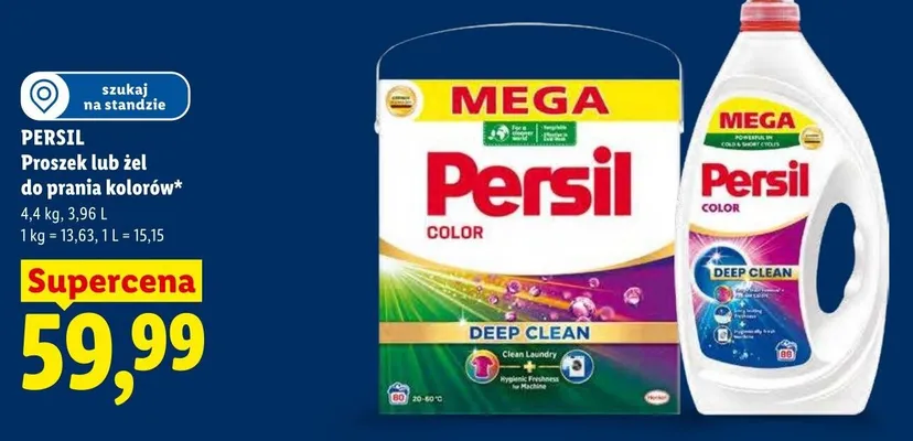 Żel do prania kolorów Persil Color promocja w Lidl