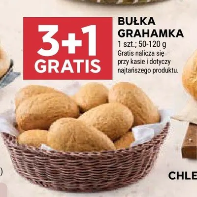 Bułka grahamka promocja w Stokrotka