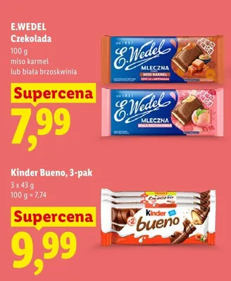 Baton Kinder Bueno 3-pak promocja w Lidl