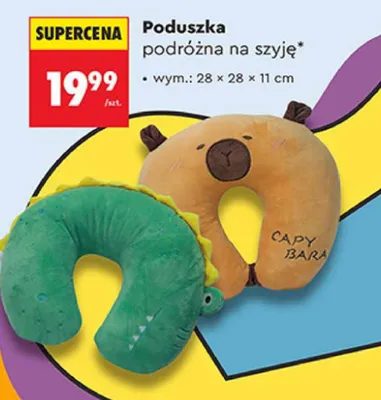 Poduszka podróżna na szyję promocja w Biedronka