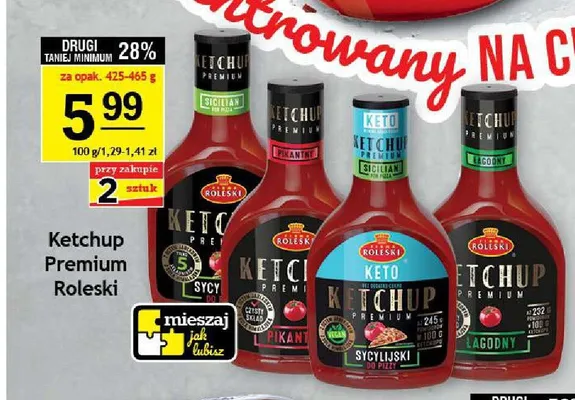 Ketchup Premium Roleski Sycylijski promocja w Gram Market