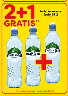 Woda niegazowana Żywiec Zdrój promocja w POLOmarket