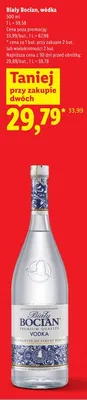 Wódka Biały Bocian promocja w Lidl
