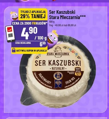 Ser Kaszubski naturalny Stara Mleczarnia promocja w POLOmarket