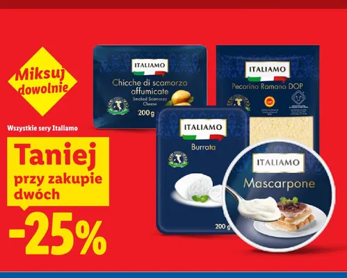 Ser Burrata Italiamo promocja w Lidl