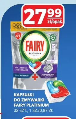 Kapsułki do zmywarki FAIRY PLATINUM promocja w Top Market