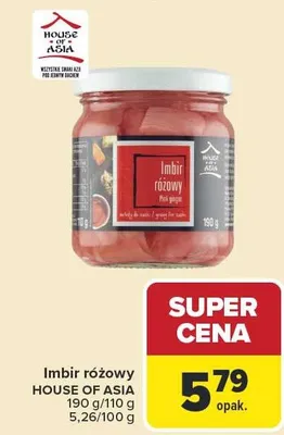 Imbir różowy House of Asia promocja w Carrefour