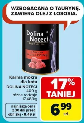 Karma mokra dla kota różne rodzaje promocja w Carrefour