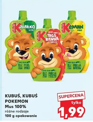 Mus 100% różne rodzaje  promocja w Kaufland