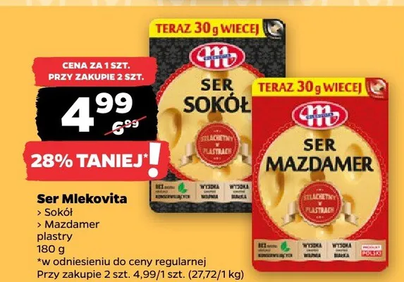 Ser Mazdamer plastry promocja w Netto
