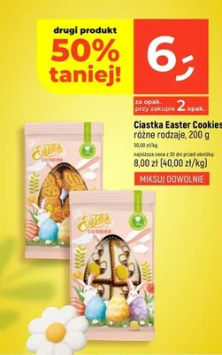 Ciastka Easter Cookies różne rodzaje promocja w Dealz