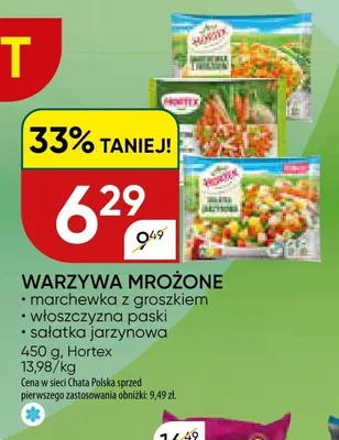 Warzywa mrożone sałatka jarzynowa Hortex promocja w Chata Polska