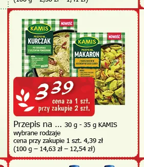 Mieszanka przypraw Kamis Przepis na... promocja w CEZAR Delikatesy