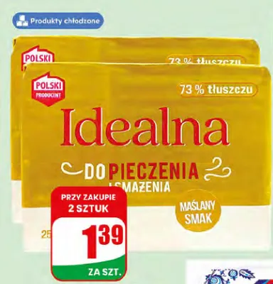 Margaryna Idealna maślany smak 73% promocja w Dino