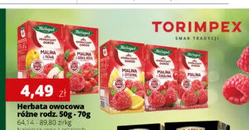 Herbata owocowa Herbapol promocja w Torimpex Toruńska Sieć Sklepów Spożywczych