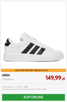 Sneakersy Adidas promocja w eobuwie.pl