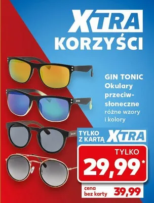 Okulary przeciwsłoneczne Gin Tonic promocja w Kaufland