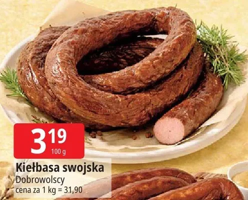 Kiełbasa swojska promocja w Leclerc