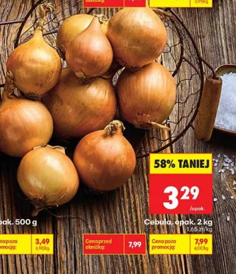 Cebula promocja w Biedronka