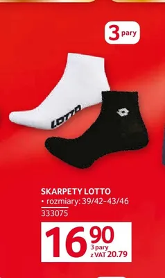 Skarpety Lotto 3-pak promocja w Selgros