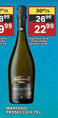 Wino musujące Marengo Prosecco promocja w Wafelek